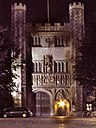 ☎∈ Trinity College at night