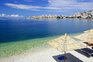 Skyline und Bucht von Saranda (2009)