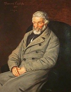 Thomas Carlyle (1877), Édimbourg, Galerie nationale d'Écosse.