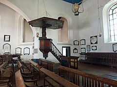 Intérieur de l'église réformée hollandaise de Galle.