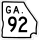 State Route 92 Connector marker