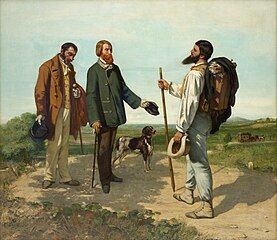 Bonjour, Monsieur Courbet, 1854.