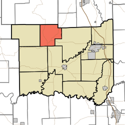 Location in Jackson County