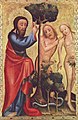 Image 20God in the person of the Son confronts Adam and Eve, by Master Bertram (d. c. 1415) (from Trinity)