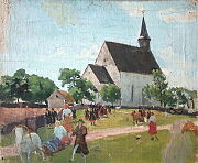 Muhu Church (1893), by Paul Raud (1865–1930)