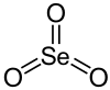 Formula struktur selenium trioksida