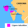 Il tabarchino, enclave linguistica ligure in Sardegna.