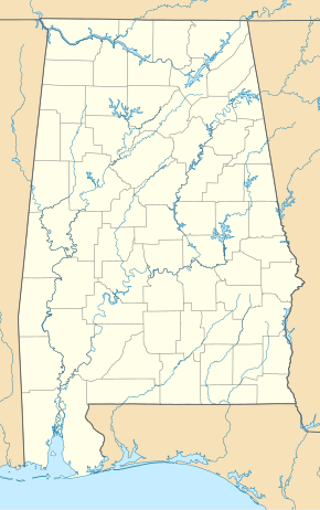 Dutton, Alabama xaritada