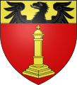 Les armoiries de la commune de Châtelet