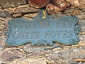 Street sign Camí de les Corts Noves