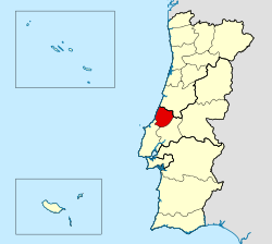 Mapa da área da diocese