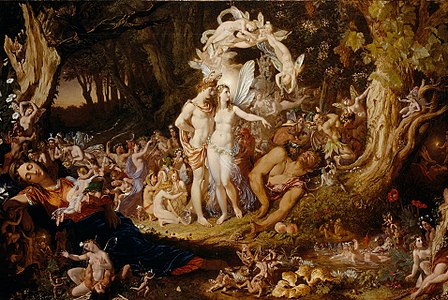 Joseph Noel Paton: The Reconciliation of Titania and Oberon