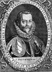 markrabě Karel z Burgau po roce 1606 autor Domenico Custos