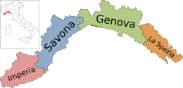 Liguria – Mappa
