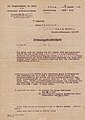 Amende de l'administration du travail du Reich pour la zone économique Vienne-Niederdonau contre Maria Fischer, 27 janvier 1941, page 1