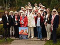 Rosarians celebrating Rosie the Riveter Day