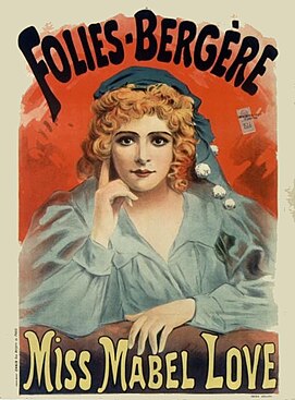 Folies-Bergère, Miss Mabel Love.
