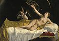 Danae gwelet gant al livour italian Orazio Gentileschi.