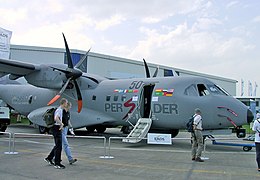 Démonstrateur CASA C-295 Persuader MSA/MPA à Hanovre en 2002