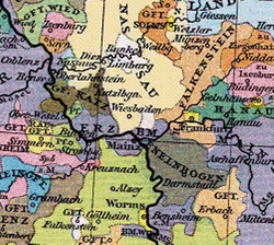 the County of Katzenellenbogen in Brown-Green in 1400
