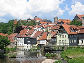 Kronach set fra Hasslach op mod Festung Rosenberg