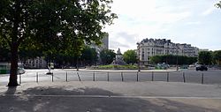 Sicht vom Platz zum Tour Montparnasse