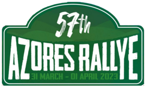 Description de l'image Placa do Rallye Açores 2023.png.