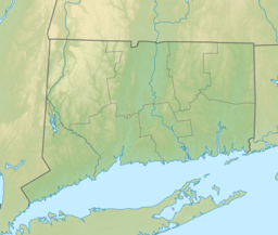 Location of Hemlock Reservoir in Connecticut, USA.