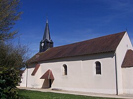 The church in Thurey