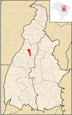 Localização de Colmeia no Tocantins