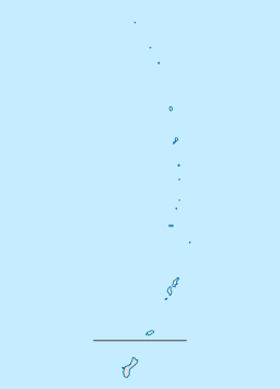 Saipan på kartan över Nordmarianerna.
