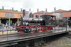Dampflokomotive Nr. 5 des Chemin de Fer Touristique Pontarlier-Vallorbe, Bauart Tigerli.