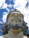 Statue av Che Guevara frå dødsstaden hans i Bolivia.