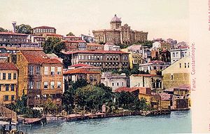O bairro de Fener num postal de 1900