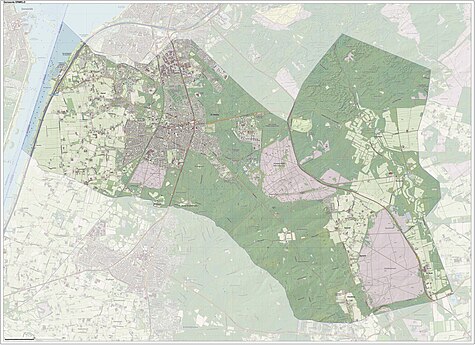 Dutch Topographic map of Ermelo, June 2015