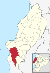 Cantone di Jipijapa – Mappa