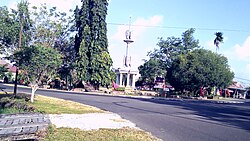 Shield Roundabout (Bundaran Tameng) of Seruyan Regency in Kuala Pembuang