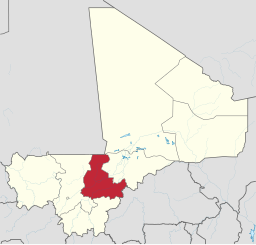 Ségouregionens beliggenhed i Mali