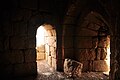 Nimrod Fortress - room with door, loophole