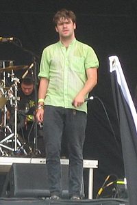 Jack Peñate performing at Glastonbury Festival 2008