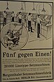 Werbung für Linotype-Setzmaschinen um 1905