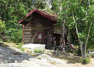 Badhus med bastu från 1700-talet.