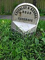 Gargrave's milestone on the Keighley and Kendal Turnpike, 1753–1878