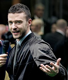Si Timberlake sa London para sa paglalabas ng Shrek the Third noong Hunyo 2007.
