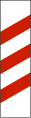 Distance to level crossing Furthest from the crossing.