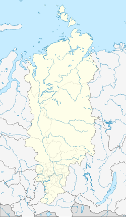 Divnogorsk ubicada en Krai de Krasnoyarsk