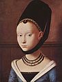 Petrus Christus, Portrait d'une jeune fille, v. 1470