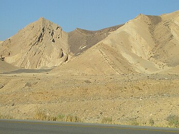 Ramon Fault on the southern side of Makhtesh Ramon