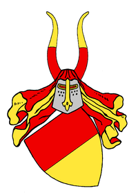 Wappen der Grafschaft Schwerin, wie es die mecklenburgischen Herzöge in ihrem Großen Wappen führten