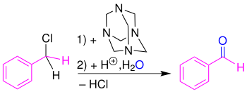 Reaktionsschema Sommelet-Reaktion